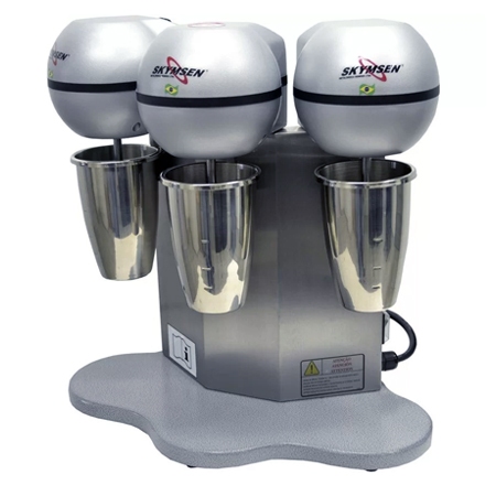 Batedor De Milk Shake BMS-N Copo Inox 3 Hastes 500W (3x) 220V Skymsen