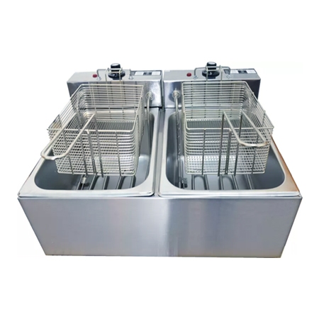 Fritadeira Eltrica FDS 12 Litros Cuba Dupla Inox 220V Stevan Metal