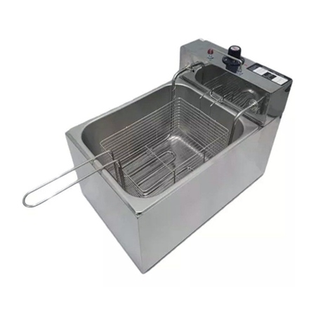 Fritadeira Eltrica FDS 6 Litros Cuba Inox 220V Stevan Metal