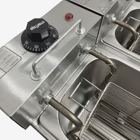 Fritadeira Eltrica FDS 8 Litros Cuba Dupla Inox 220V Stevan Metal