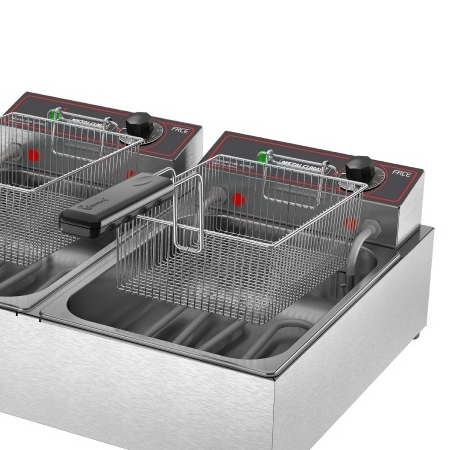 Fritadeira Eltrica FRCE 6 Litros Cuba Dupla Inox 6400W 220V Metalcubas