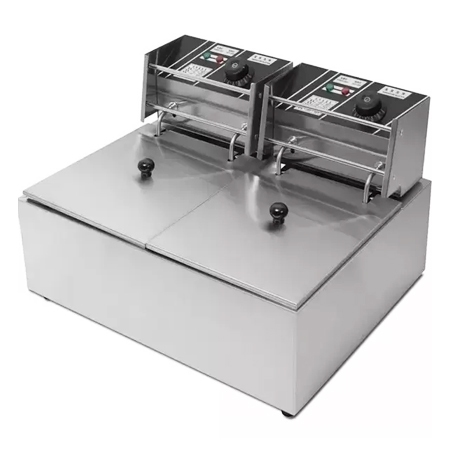 Fritadeira Eltrica FZL 12 Litros Cuba Dupla Inox 220V Stevan Metal