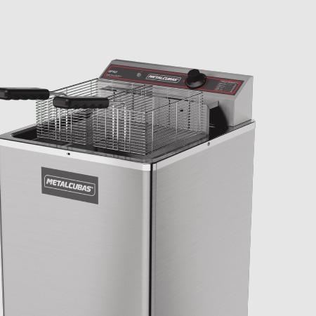 Fritadeira Eltrica Zona Fria gua E leo 30 Litros GFAO 30 P 5500W 220V Metalcubas