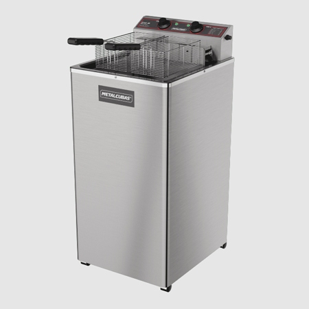 Fritadeira Eltrica Zona Fria gua E leo 30 Litros GFAO 30 P 8000W 220V Metalcubas
