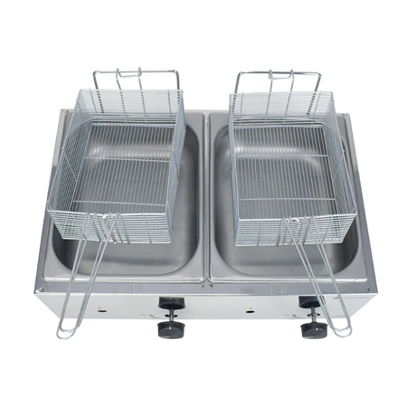 Fritador A Gs SFG212 10 Litros Cuba Dupla Inox Venncio