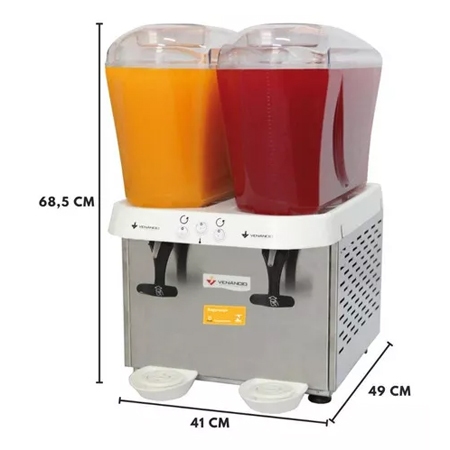 Refresqueira Inox 32 Litros 2 Depsitos 16 Litros 220V Venncio