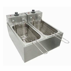 Fritadeira Eltrica FDS 8 Litros Cuba Dupla Inox 220V Stevan Metal