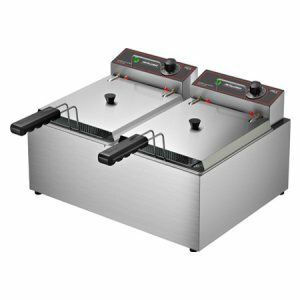 Fritadeira Eltrica FRCE 10 Litros Cuba Dupla Inox 8000W 220V Metalcubas