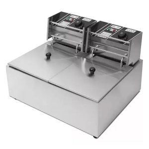 Fritadeira Eltrica FZL 12 Litros Cuba Dupla Inox 220V Stevan Metal