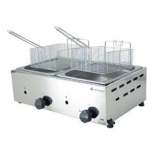 Fritador A Gs SFG212 10 Litros Cuba Dupla Inox Venncio