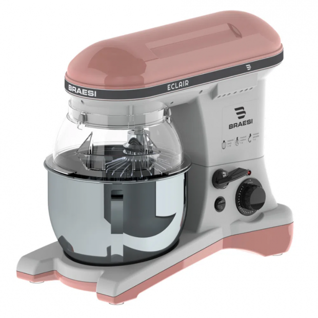 Batedeira Planetria Eclair BP-500 Rosa Braesi