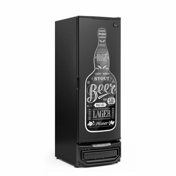 Cervejeira GCB-57PR 570L Porta Cega Adesivada 220V Gelopar