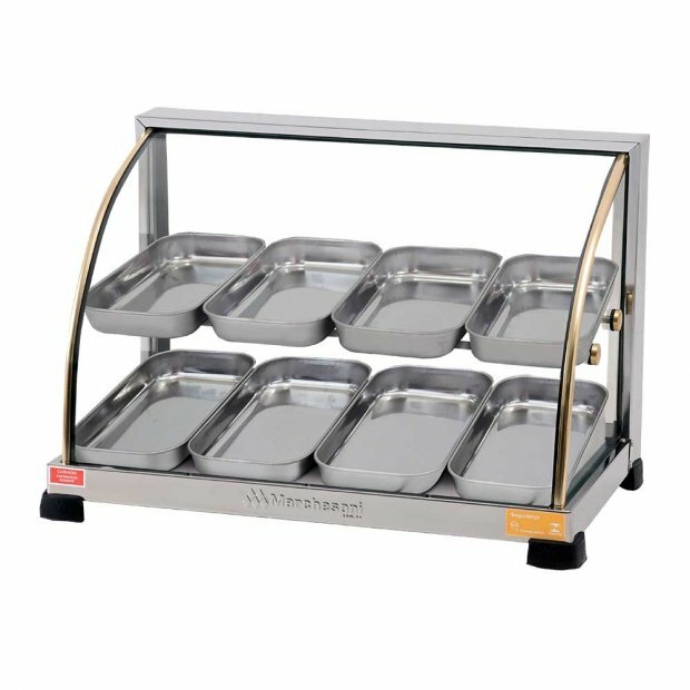 Estufa Curva 8 Bandejas Dupla Linha Ouro 220V Marchesoni