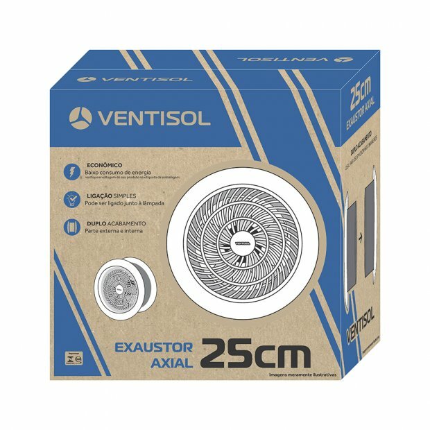 Exaustor Comercial Axial 25cm Premium 220V Ventisol