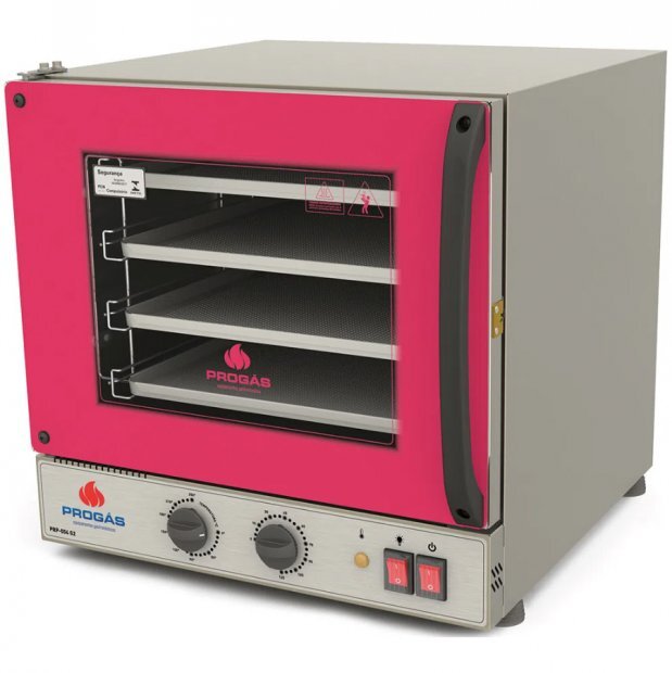 Forno Turbo Eltrico Analgico PRP-004 G2 VERMELHO 220V Progs