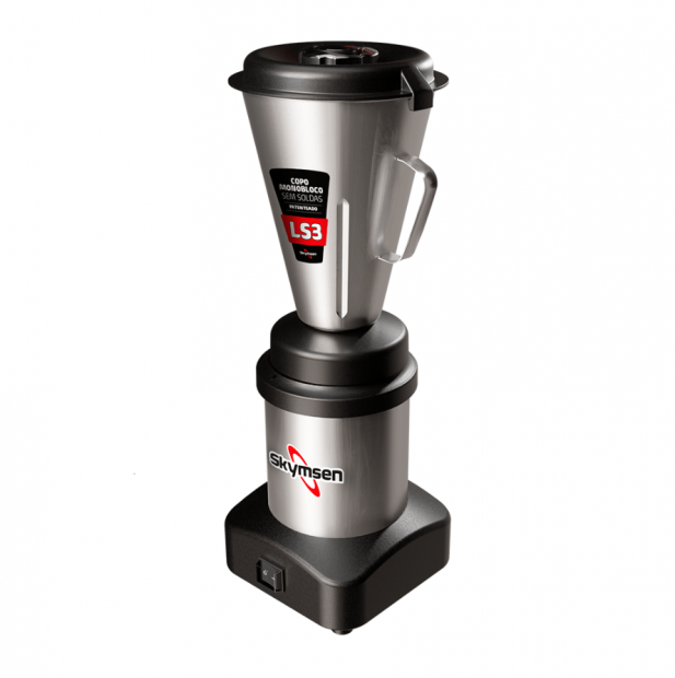 Liquidificador Comercial LS3 Inox Baixa Rotao Bivolt Skymsen